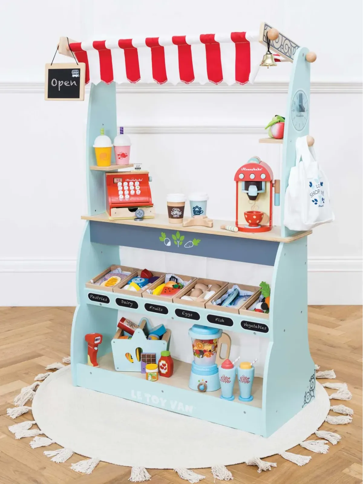 Le Toy Van ショップ＆カフェ・マーケットスタンド ブルー - 画像3