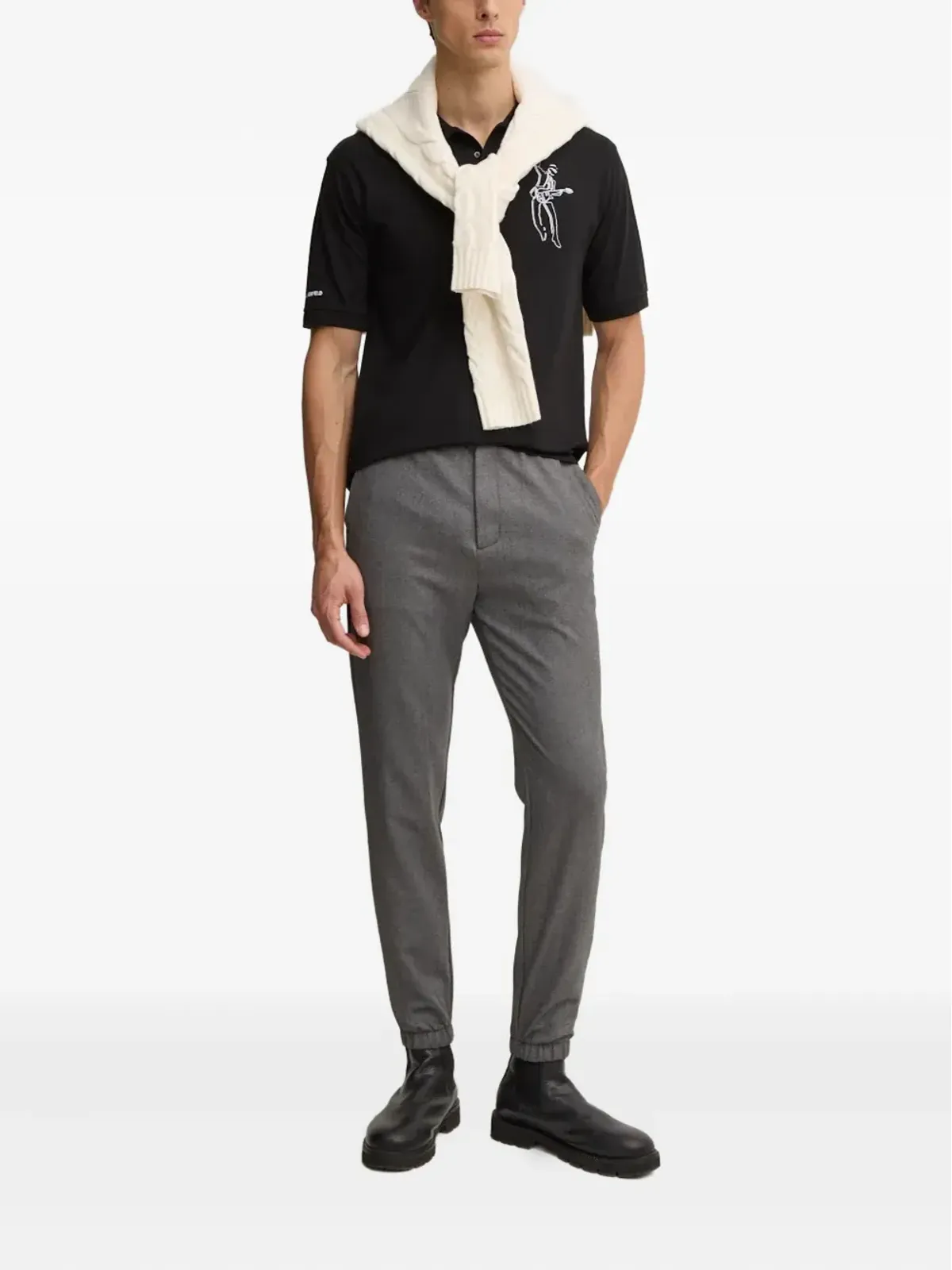 Karl Lagerfeld グラフィックポロシャツ - 画像2