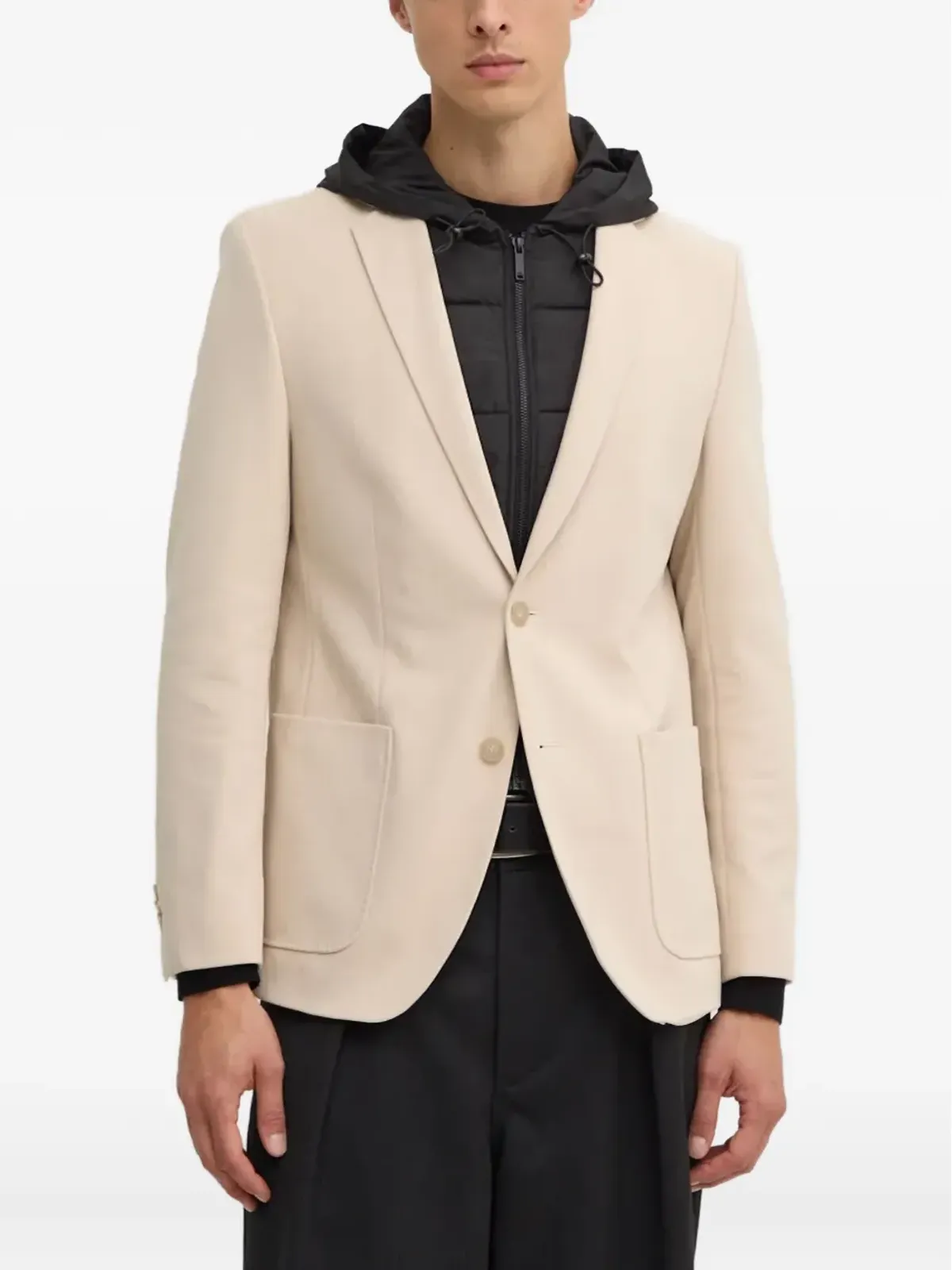 Karl Lagerfeld ポケット付きシングルブレストブレザー - 画像1