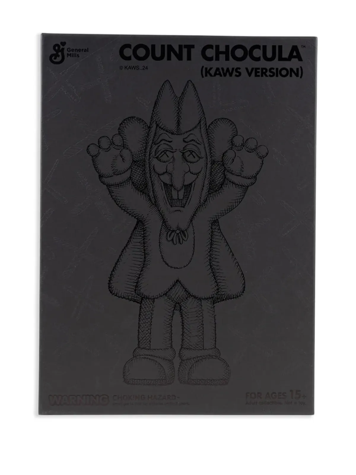 KAWS Cereal Monsters Count Chocula ブラック フィギュア - 画像4