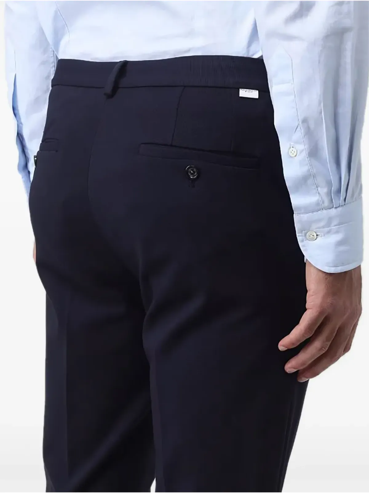 Paolo Pecora テーラードパンツ ブルー - 画像2