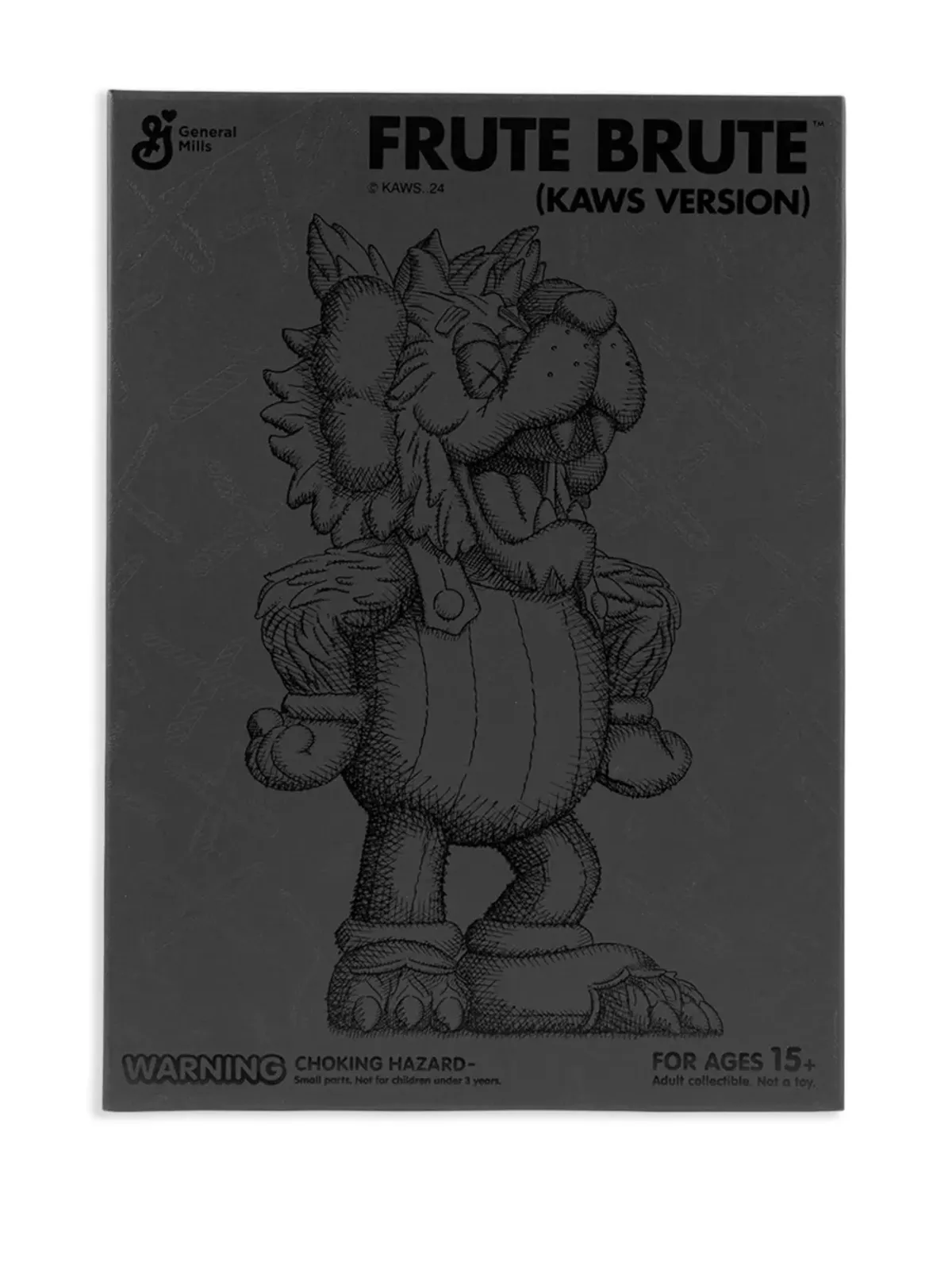 KAWS Cereal Monsters Frute Brute ブラック フィギュア - 画像4