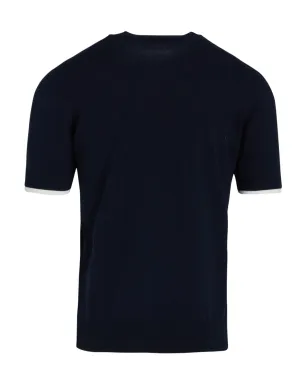 Paolo Pecora コントラストトリムTシャツ - ブルー - サムネイル2