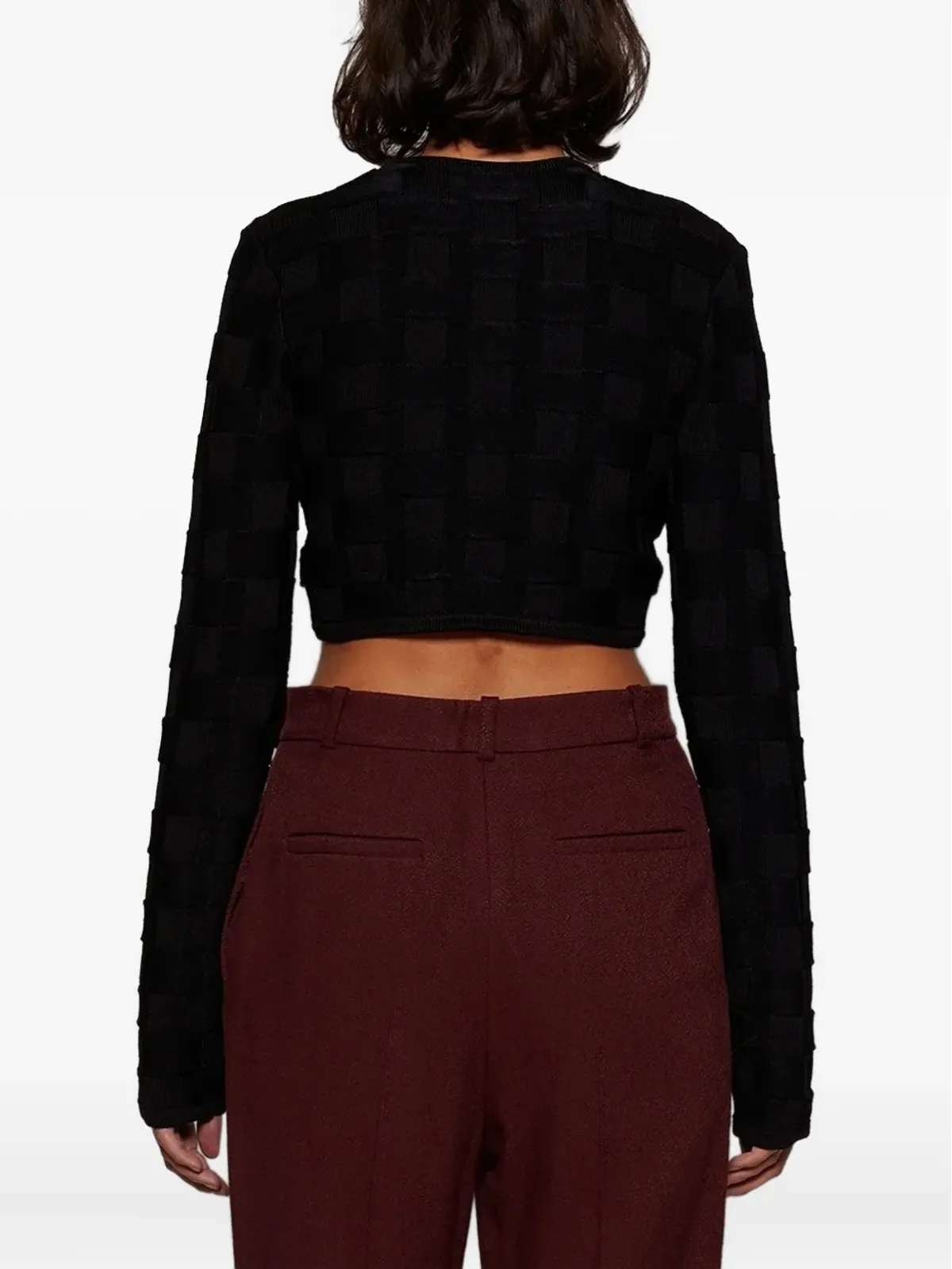 TOVE Tijen knitted cardigan - Black - 画像4
