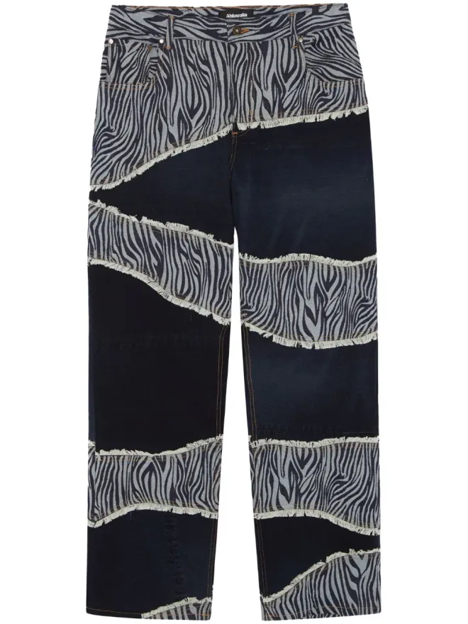 Ahluwalia Ahluwalia リワーク ローライズジーンズの商品画像