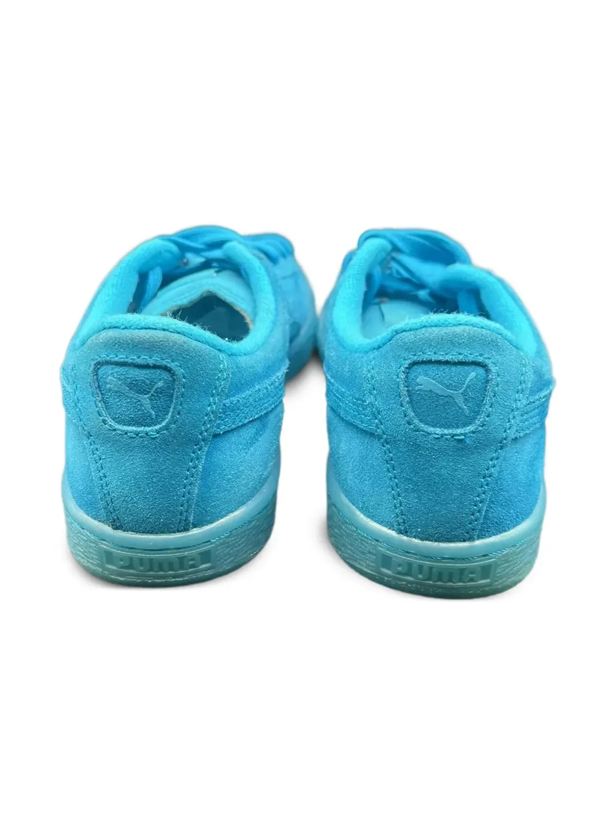 Puma Kids スエード Iced Fluo Atomic Blue スニーカー - 画像3