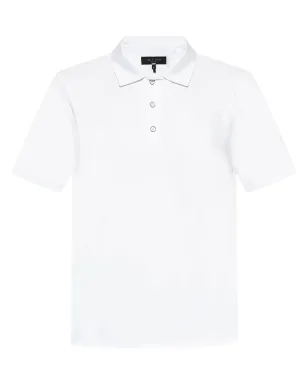 rag & bone Pima cotton polo shirt - ホワイト - サムネイル1