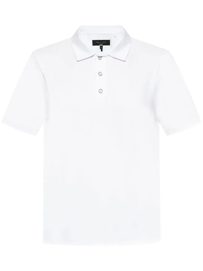 Rag & Bone rag & bone Pima cotton polo shirt - ホワイトの商品画像
