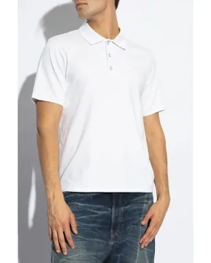 rag & bone Pima cotton polo shirt - ホワイト - サムネイル3