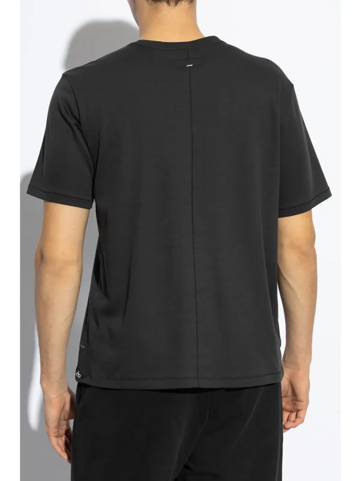 rag & bone ピマコットンTシャツ ブラック - 画像4
