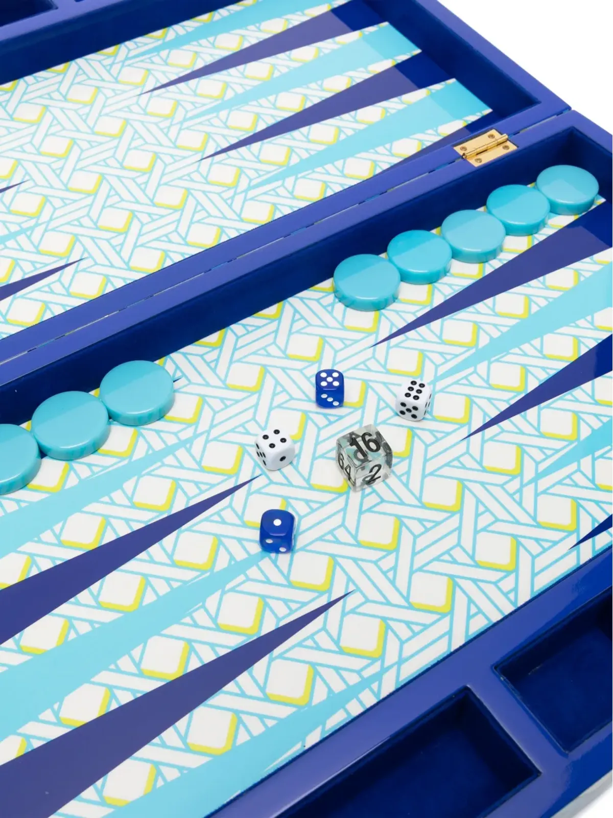 Jonathan Adler バスケットウェーブ バックギャモンセット - 画像3