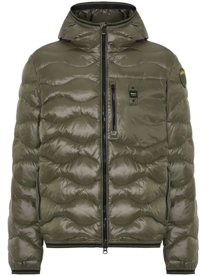 Blauer Blauer ロゴパッチ付きダウンジャケットの商品画像