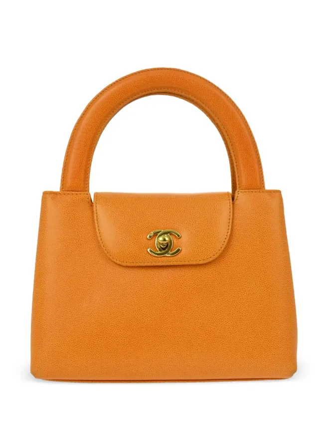 CHANEL Pre-Owned CHANEL Pre-Owned 1998年 トップハンドルバッグ - オレンジの商品画像