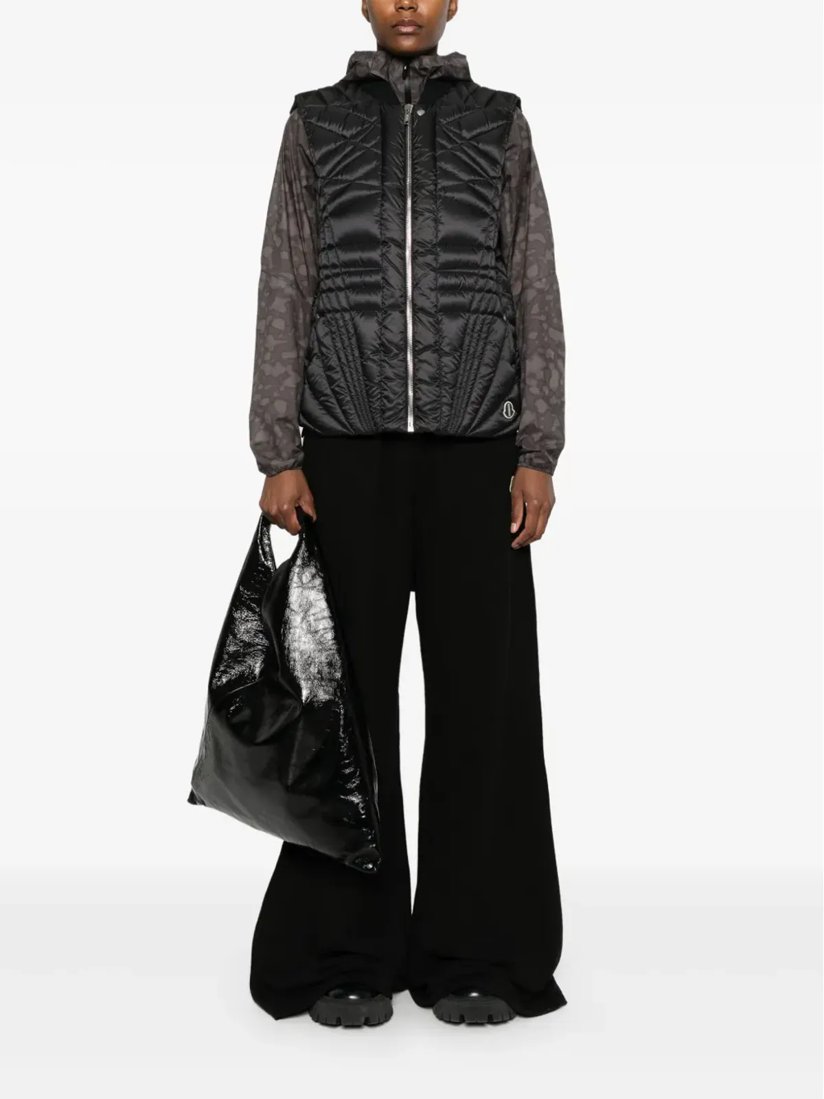 Moncler + Rick Owens Megapenta Flight ベスト - 画像3