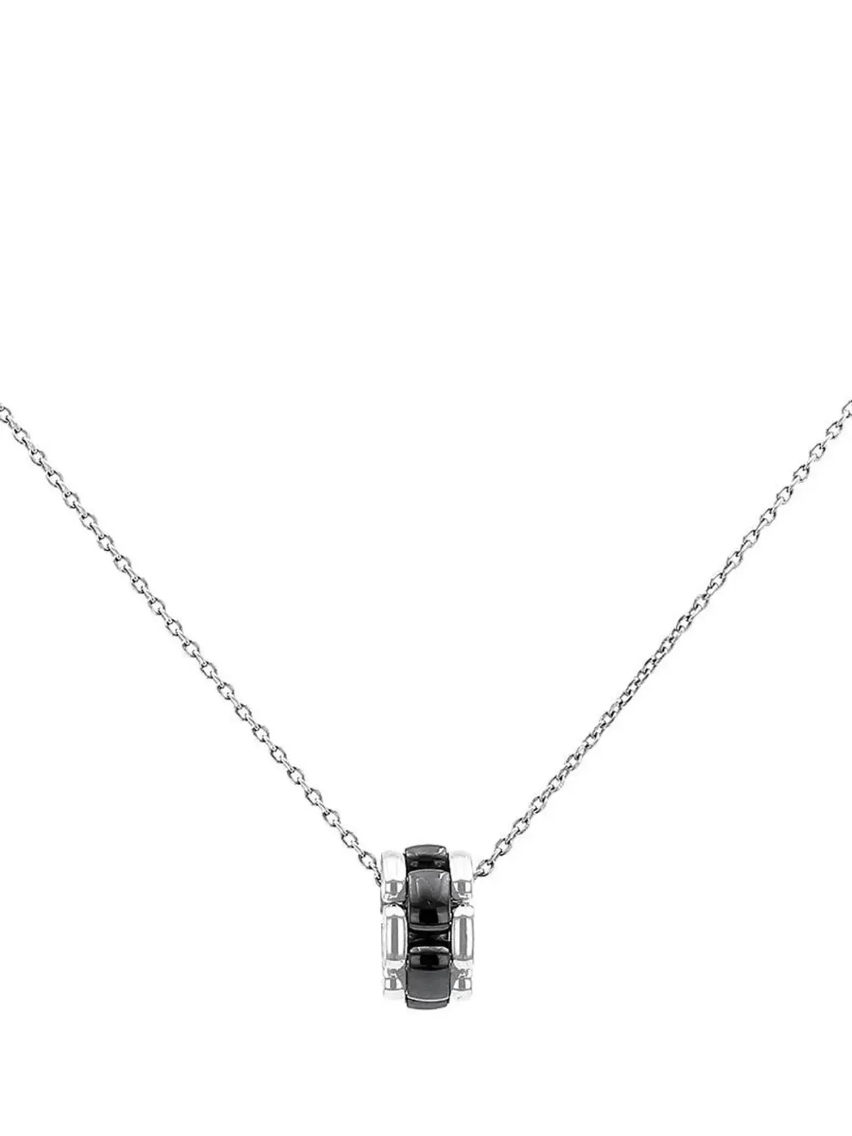 CHANEL Pre-Owned ウルトラセラミック ネックレス（シルバー） - 画像1