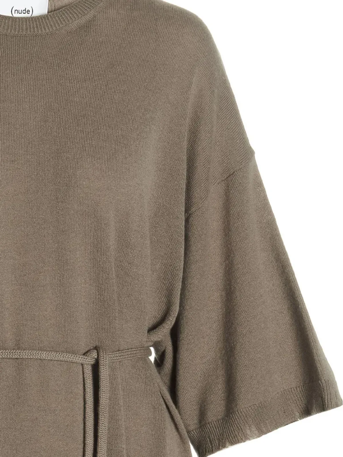 Nude ニットロングドレス - 画像3