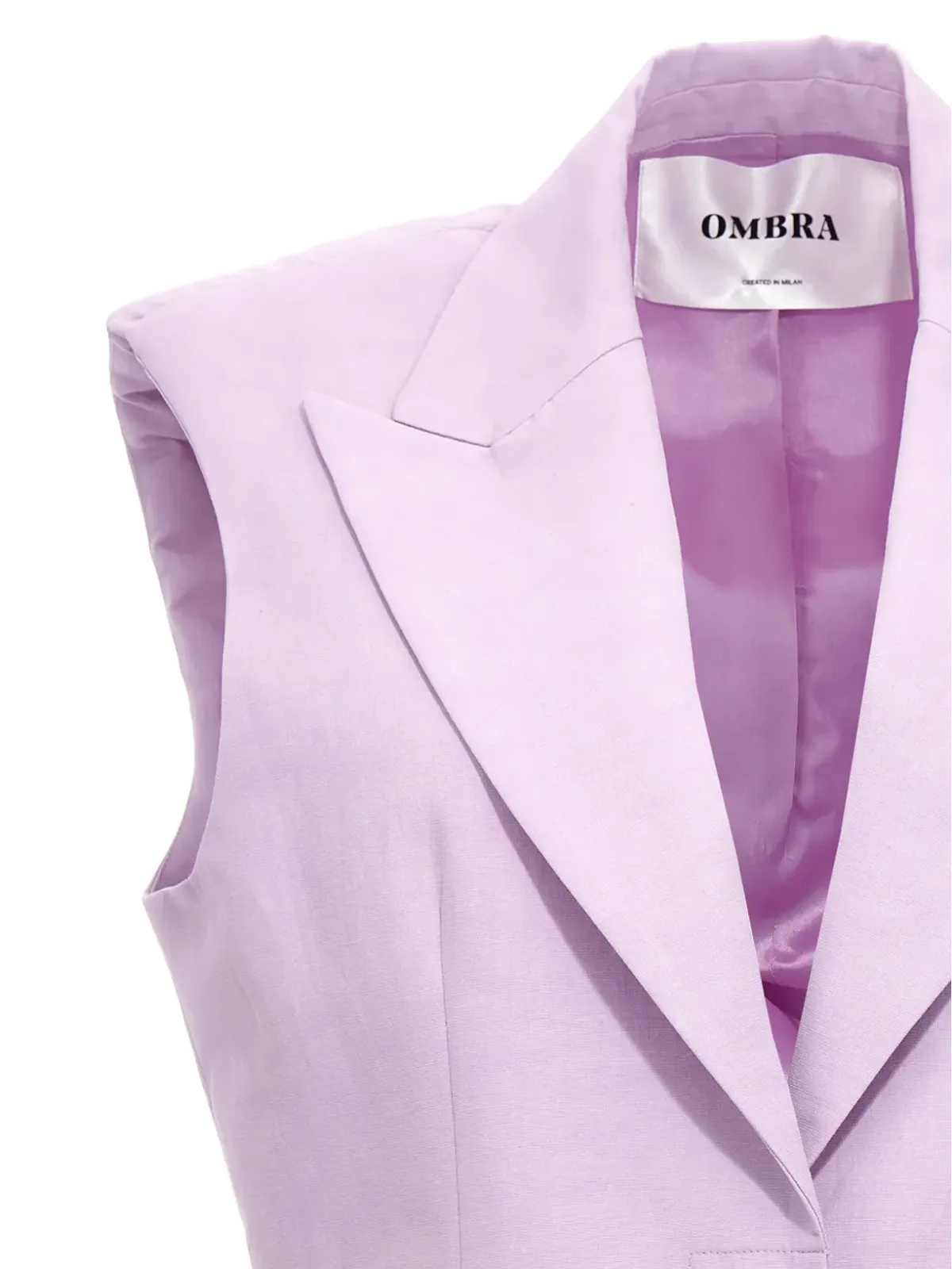 OMBRA MILANO N°4 waistcoat - Purple - 画像3