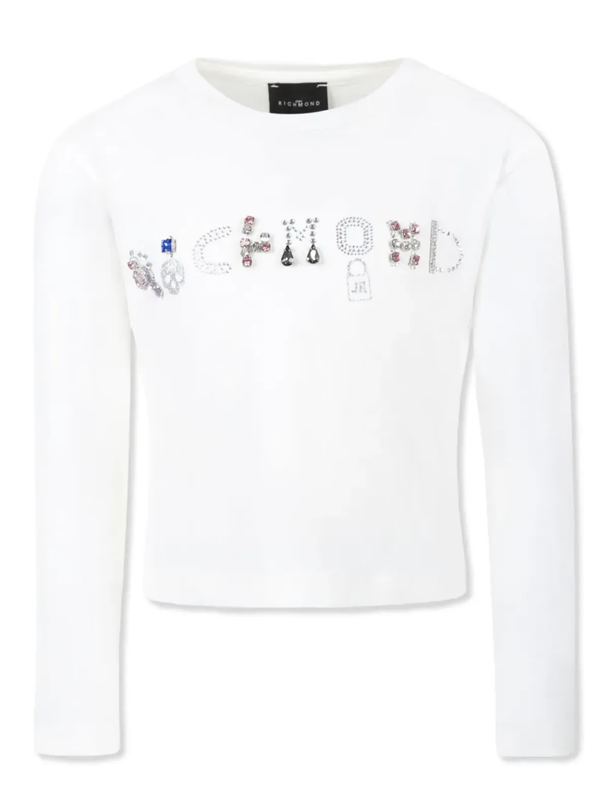 John Richmond Junior ロゴ入り Tシャツ - 画像1