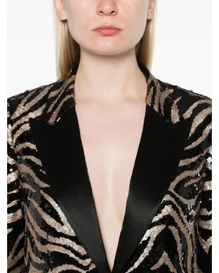 Karl Lagerfeld Karl Studio スパンコール ブレザー ブラック - サムネイル5