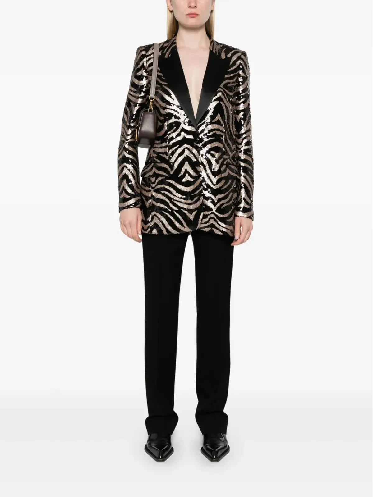 Karl Lagerfeld Karl Studio スパンコール ブレザー ブラック - 画像2