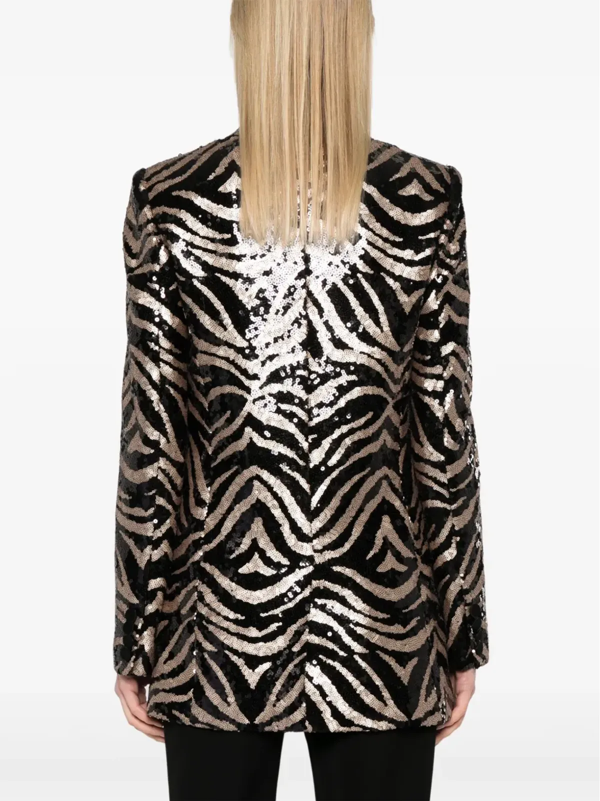 Karl Lagerfeld Karl Studio スパンコール ブレザー ブラック - 画像4