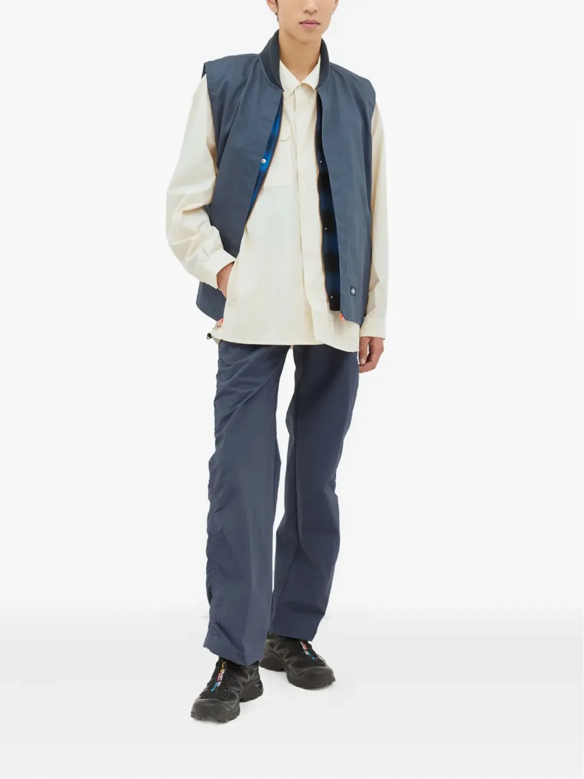DICKIES プリーツディテール ドローストリングパンツ - 画像2