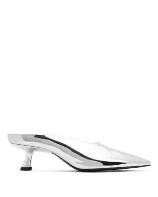 Simon Miller クローズドトゥ・ポインテッドミュール - シルバー - サムネイル1