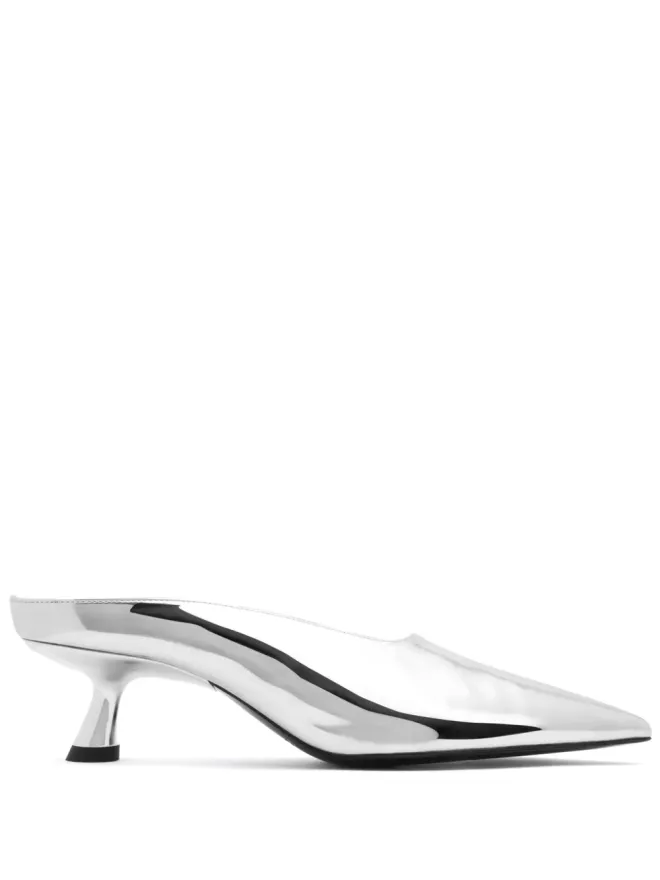 Simon Miller Simon Miller クローズドトゥ・ポインテッドミュール - シルバーの商品画像