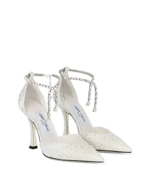 Jimmy Choo サエダ パンプス 100mm - ベージュ - サムネイル2