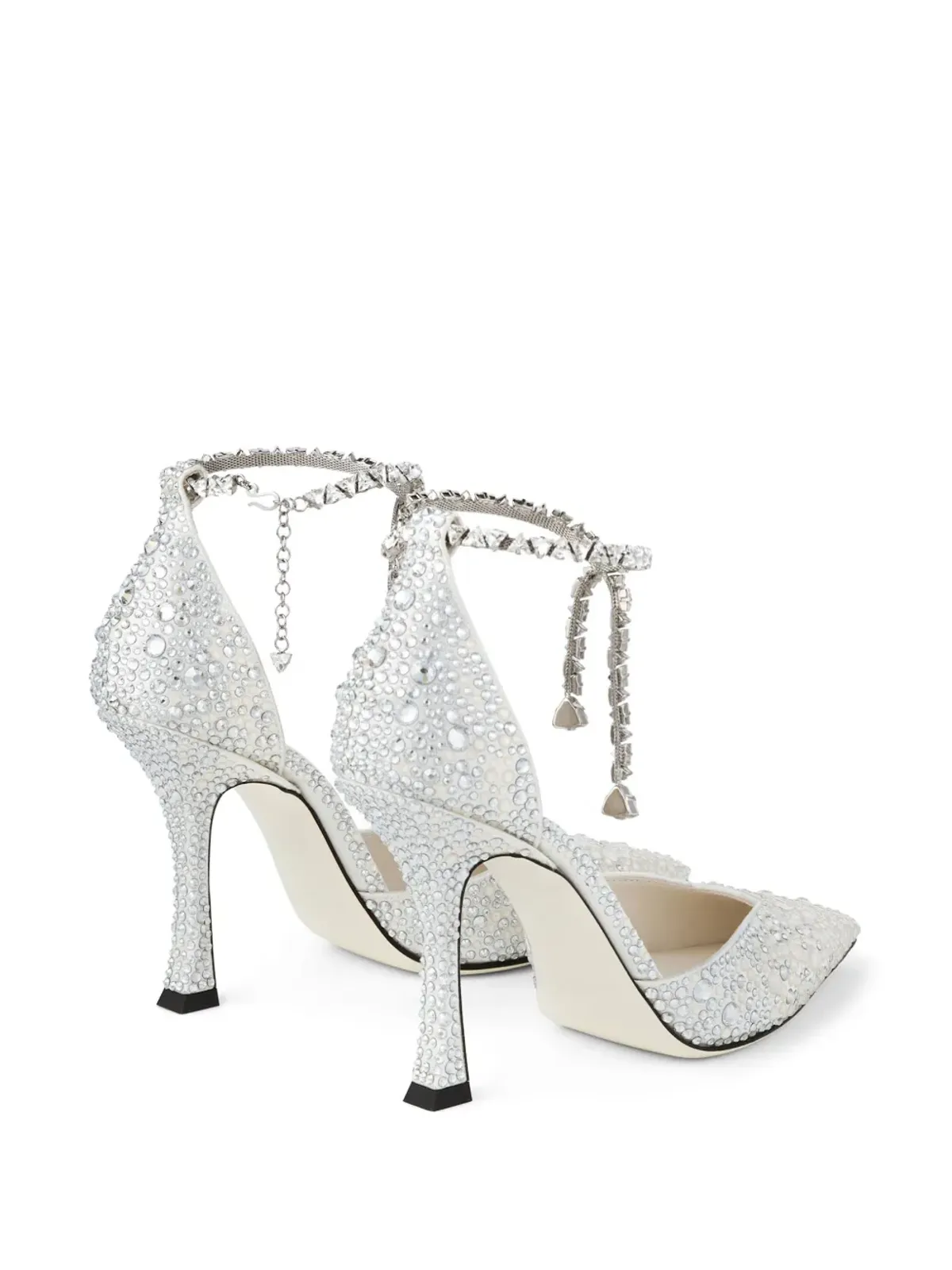 Jimmy Choo サエダ パンプス 100mm - ベージュ - 画像3