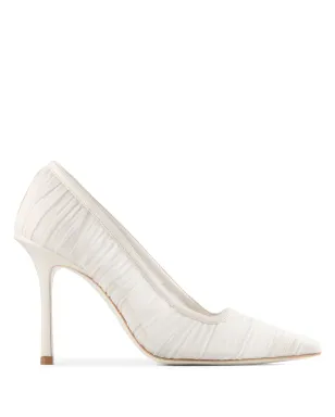 Jimmy Choo 10mm Lotta パンプス - ホワイト - サムネイル1