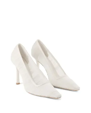 Jimmy Choo 10mm Lotta パンプス - ホワイト - サムネイル2