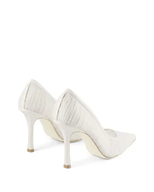 Jimmy Choo 10mm Lotta パンプス - ホワイト - サムネイル3