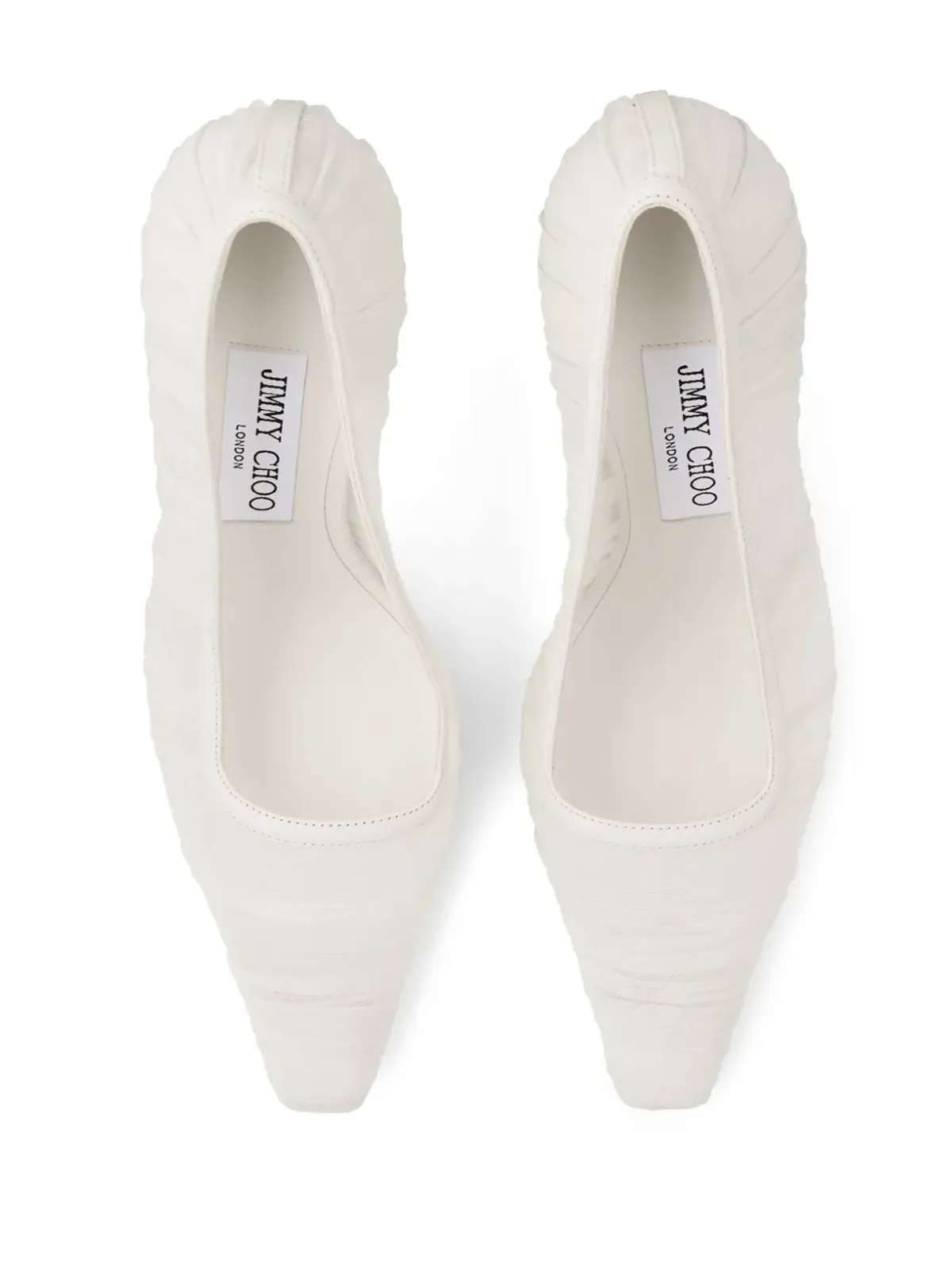 Jimmy Choo 10mm Lotta パンプス - ホワイト - 画像4