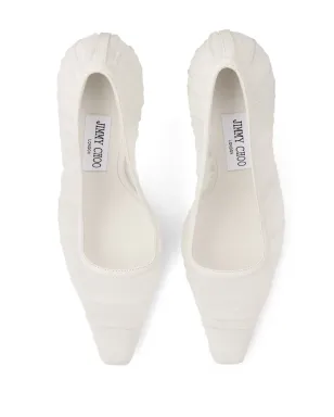 Jimmy Choo 10mm Lotta パンプス - ホワイト - サムネイル4