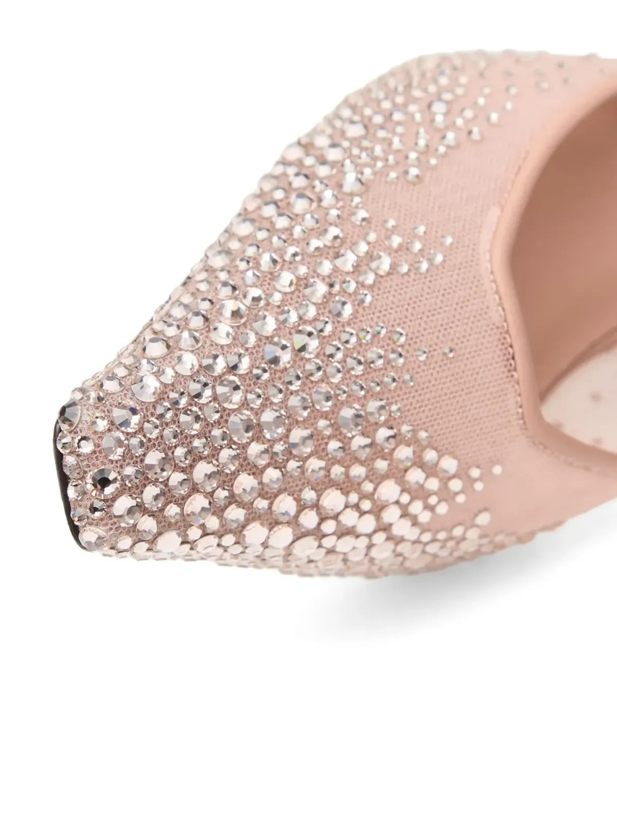 Jimmy Choo クリスタル装飾ミュール ピンク - 画像5