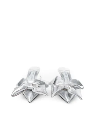 Jimmy Choo 50mm Staz ミュール - シルバー - サムネイル4