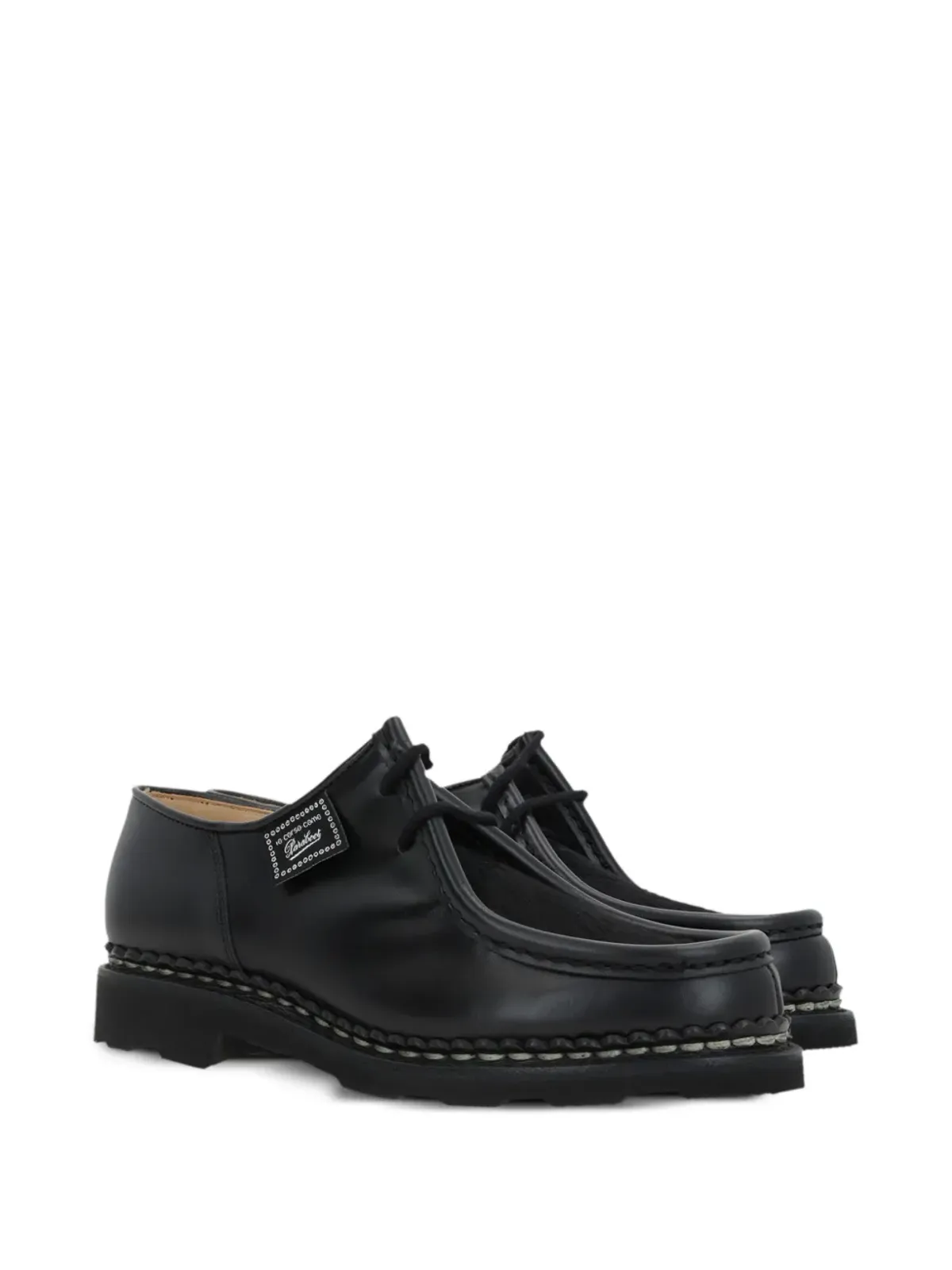Paraboot マイケル レザー ダービーシューズ - 画像2