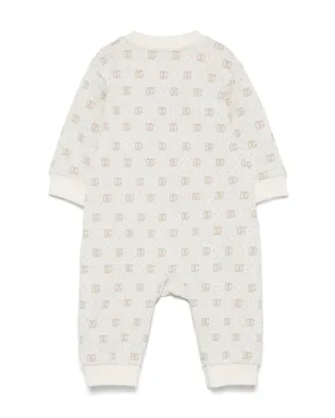 Dolce & Gabbana Kids インターシャ編みロンパース - サムネイル2