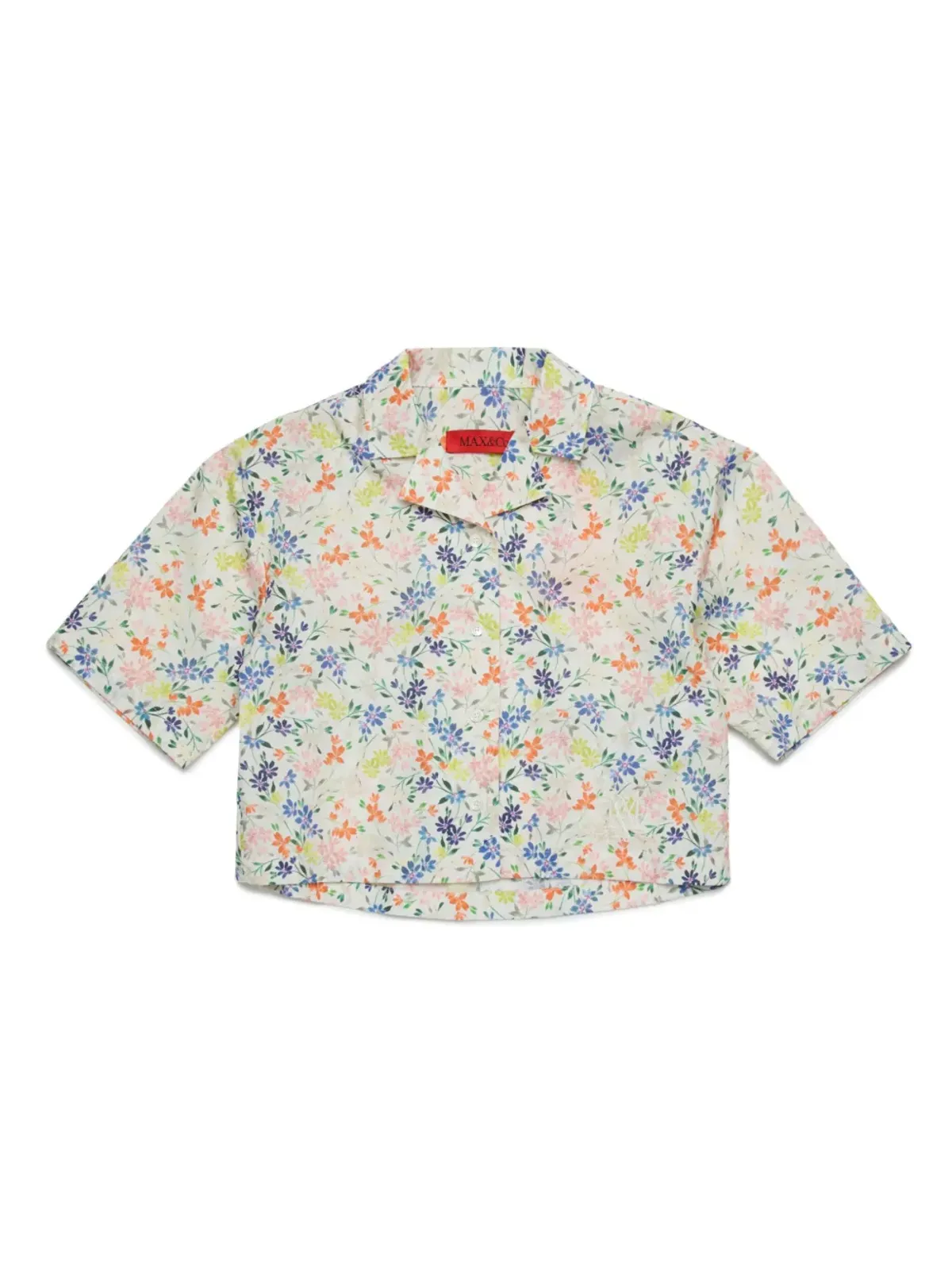 MAX&Co. Kids 花柄プリントシャツ - 画像1