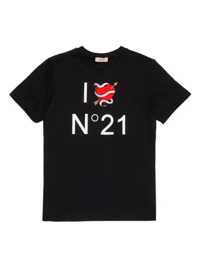 Nº21 Kids Nº21 Kids ロゴプリントTシャツの商品画像