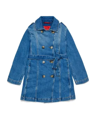 MAX&Co. Kids ダブルブレスト デニムコート - サムネイル1