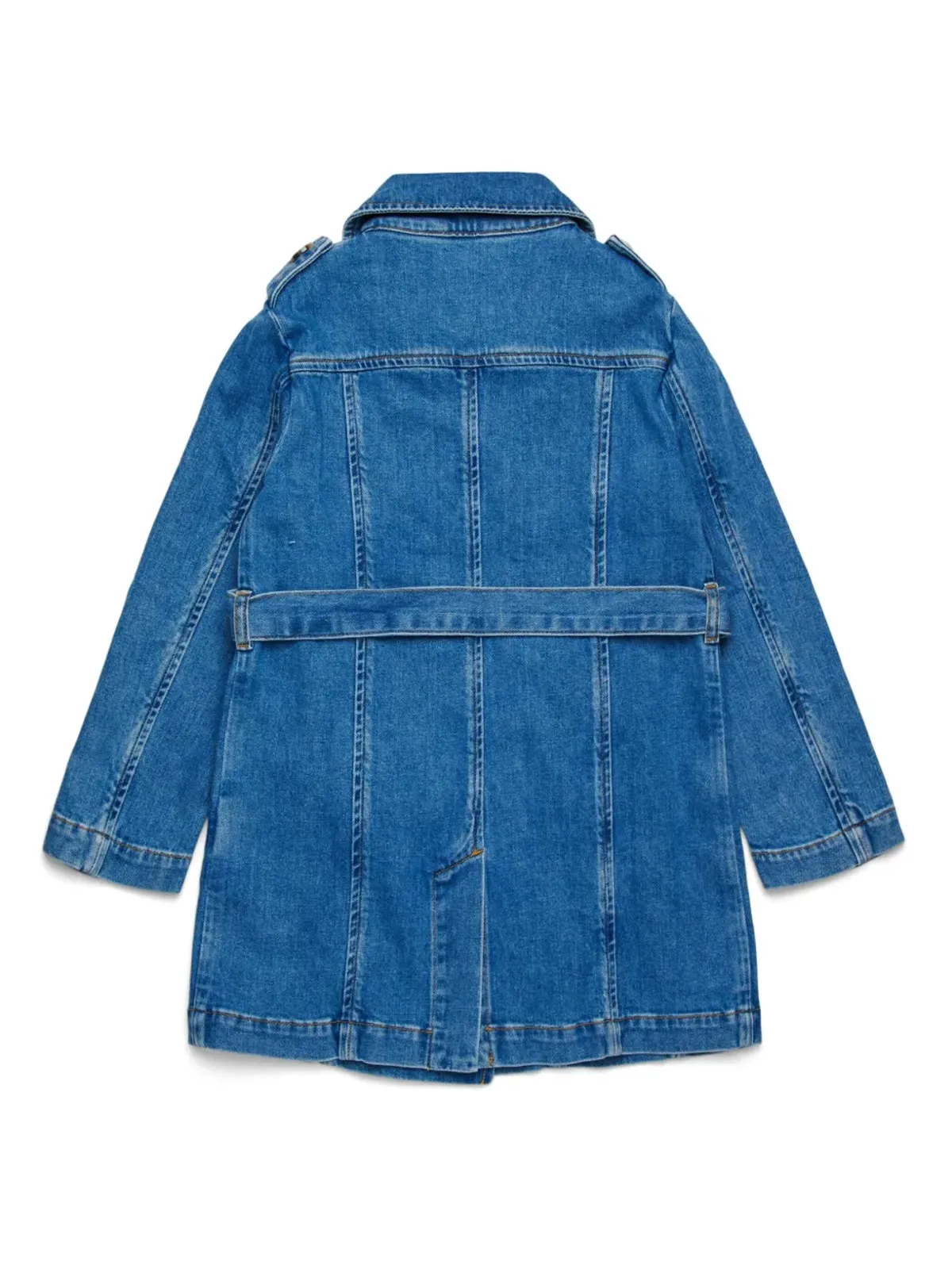 MAX&Co. Kids ダブルブレスト デニムコート - 画像2