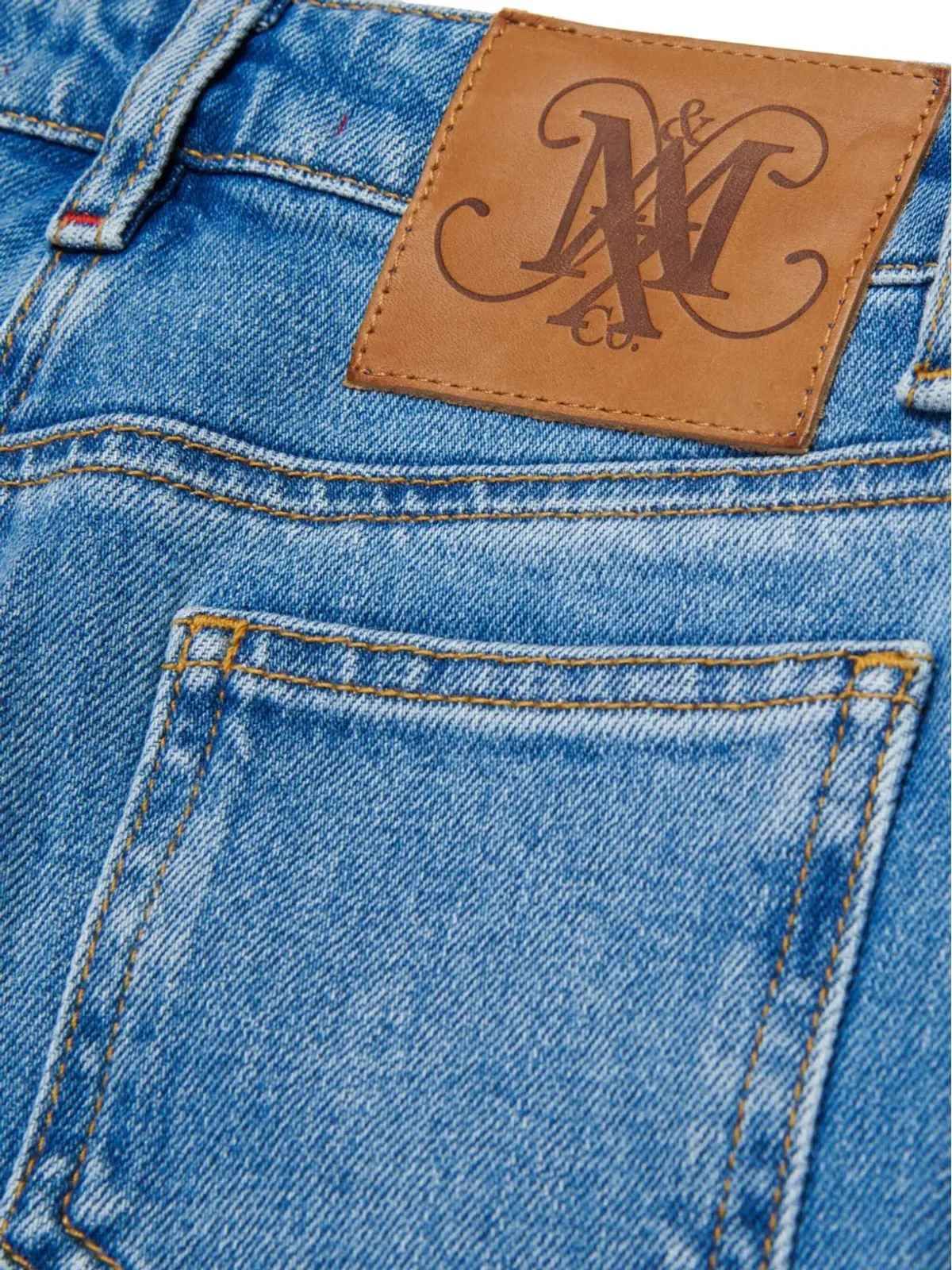 MAX&Co. Kids ワイドレッグクロップドジーンズ - 画像4