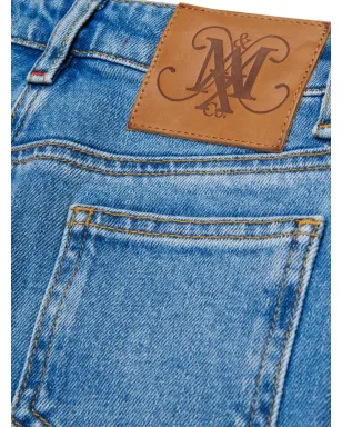 MAX&Co. Kids ワイドレッグクロップドジーンズ - サムネイル4