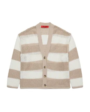 MAX&Co. Kids ストライプ柄カーディガン - サムネイル1