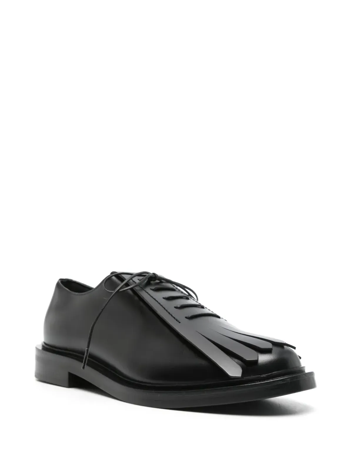 Max Mara レザー オックスフォードシューズ - ブラック - 画像2