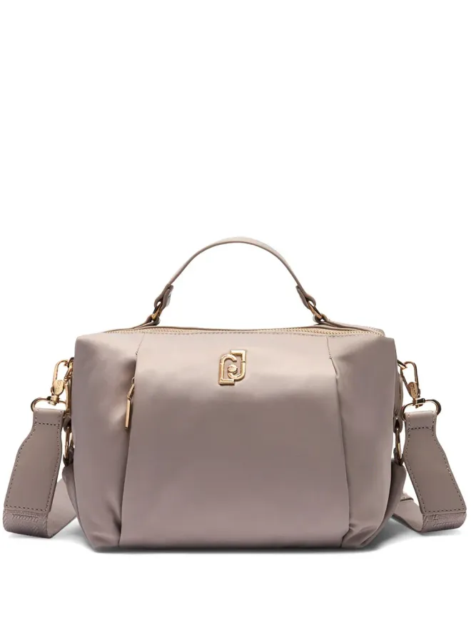 LIU JO LIU JO ロゴプレート付きショルダーバッグ - ニュートラルカラーの商品画像