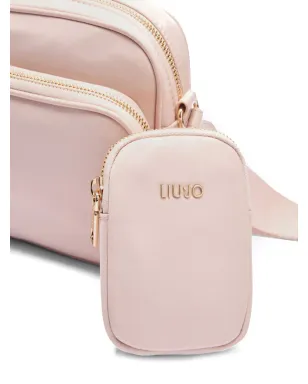 LIU JO ロゴディテール入りクロスボディバッグ ピンク - サムネイル4