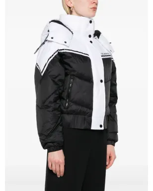 Karl Lagerfeld カラーブロック パディッドジャケット - ホワイト - サムネイル3